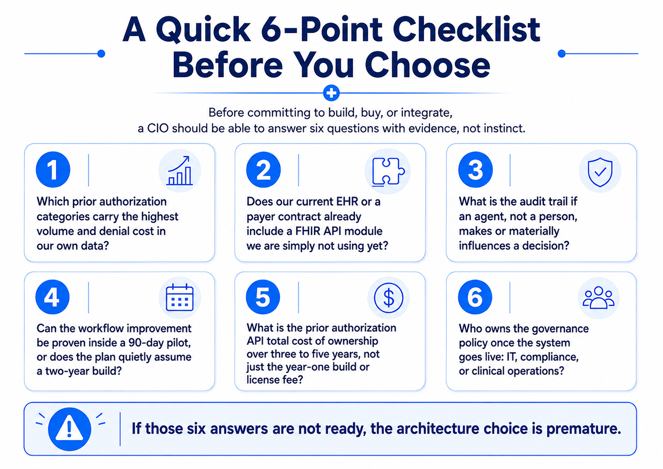 A Quick 6-Point Checklist Before You Choose 