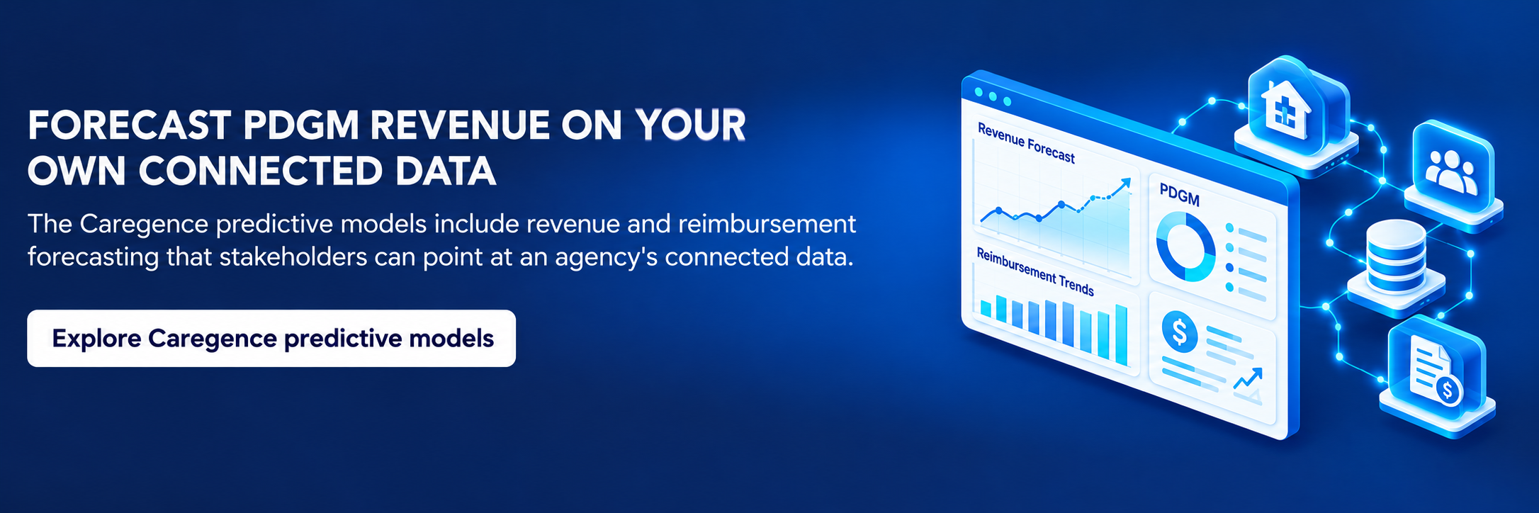 Quick Summary
Topic	What to know
Rule	CMS-1844-P (91 FR 41216). Comments closed Aug. 31, 2026. Final rule pending.
Net payment change	+2.4% in aggregate, about $420 million.
30-day rate	$2,038.22 in CY 2026 to $2,092.27 in CY 2027 (+2.65%).
Temporary adjustment	3.0% reduction again, about $500 million.
Permanent adjustment	None proposed for 2027.
Case mix	Weights, functional levels, comorbidity subgroups and LUPA thresholds reset on CY 2025 data.
Act now	Rebuild the 2027 revenue forecast by case-mix group.  CMS proposes a 2.65% increase in the Medicare home health 30-day rate for 2027 and keeps a 3% temporary reduction in place. Agencies with thin margins may tighten admissions, which leaves hospital discharge teams and referring physicians with fewer places to send patients. Our CY 2027 home health rule overview covers the full rule.
The proposal appears in the Federal Register notice for CMS-1844-P, 91 FR 41216, published July 6, 2026. The headline 2.4% increase sounds generous. The real number for any one agency depends on the 3% temporary reduction, the recalibrated case-mix weights and the agency's own cost growth.
The Patient-Driven Groupings Model (PDGM) marks a massive shift in how Medicare reimburses home health agencies. This shift moves away from therapy volume toward a value-driven, patient-centered system. This analysis, written for agency CFOs, controllers and revenue cycle leaders, walks through the rate math, the margin sensitivity, the case-mix and LUPA changes, and the data an agency needs to forecast 2027 revenue. 
PDGM home health payments reward agencies that know their numbers by case-mix group, and home health PDGM margins punish those that don't. Everything here is proposed, so final figures can differ once the rule posts.
What does the CY 2027 proposed rule do to home health payment rates?
CMS proposes a 2.4% net increase in aggregate Medicare home health payments for CY 2027, about $420 million, built from a 2.1% payment update and a 0.3% gain from the fixed-dollar loss ratio update.
The 2.1% update starts with a 3.1% market basket increase and subtracts a 1.0 percentage point productivity adjustment, according to the CMS fact sheet. Agencies that miss quality reporting requirements receive a 0.1% update, two points lower.
Per period, the math runs through a short chain of factors. The table below follows CMS's own rate build.
Step	Factor or amount	What it does
CY 2026 base rate, before temporary adjustment	$2,101.26	Starting point for the 30-day period
Case-mix recalibration neutrality factor	x 1.0045	Holds total payments steady after the weights change
Wage index budget neutrality factor	x 1.0009	Offsets the wage index update
Payment update (HHAs that submit quality data)	x 1.021	2.1% update
CY 2027 rate, before temporary adjustment	$2,156.98	Rate if CMS applied no temporary reduction
Temporary adjustment	x 0.9700	3.0% reduction
CY 2027 rate, with temporary adjustment	$2,092.27	Compare with $2,038.22 in CY 2026 (+2.65%)
Rate for HHAs that miss quality reporting	$2,051.29	$40.98 less per period than the rate above  Notice that the 3.0% temporary reduction applies in both years. CMS removes the CY 2026 reduction and reapplies it for 2027, so it adds no new cut between the two rates, as the HFMA summary of the proposed rule shows. That's why the per-period gain is 2.65%, a bit above the 2.1% update. The two neutrality factors contribute the extra half point.
The 2.4% aggregate figure and the 2.65% rate figure measure different things. One tracks estimated total spending, and the other tracks the standardized 30-day amount. Build your forecast from the rate, then reconcile to your own volume.
What is the 3% temporary adjustment in the 2027 home health rule?
The 3% temporary adjustment is a one-year reduction of the 30-day payment rate that CMS uses to recover overpayments it attributes to the way PDGM payments played out in earlier years.
Congress told CMS to compare the behavior it assumed when it launched the Patient-Driven Groupings Model in 2020 with the behavior it observes, then adjust rates to offset the gap. CMS has applied permanent cuts of 3.925% in CY 2023, 2.890% in CY 2024, 1.975% in CY 2025 and 1.023% in CY 2026.
The temporary piece recovers dollars. CMS totals $4,908,531,936 in temporary adjustment amounts for CY 2020 through CY 2025 and hasn't yet counted CY 2026. The 3.0% reduction in 2027 would collect about $500 million, roughly a tenth of that balance, and CMS says it will estimate the CY 2026 amount in next year's proposed rule.
CMS says collecting the full balance in one year would hurt agencies, so it spreads recovery over time. That structure matters to a CFO, because the account stays open. Until CMS closes it, the temporary reduction can return in future rules.
No new permanent adjustment appears in the proposal. CMS's own math shows a further 4.062% reduction would account for 2020 to 2025 effects, yet it holds back. It points to case-mix recalibration, the OASIS-E change and earlier rate cuts as factors that began in 2023 and make PDGM-only attribution hard.
Feature	Permanent adjustment	Temporary adjustment
What it does	Lowers the base rate going forward.	Reduces payment for one year to recover past overpayments.
CY 2023 to CY 2026	Cuts of 3.925%, 2.890%, 1.975% and 1.023%.	3.0% reduction in CY 2026, plus recoupment for 2020 to 2024.
CY 2027 proposal	None.	3.0% reduction (factor 0.9700), about $500 million.
Size of the account	CMS math: a further 4.062% would account for 2020 to 2025 effects.	$4.91 billion cumulative through CY 2025. CY 2026 still to be determined.
Does it carry forward?	Yes. It stays in the base rate.	No. It applies only in the year CMS sets it.  Provider groups want the temporary reduction gone. LeadingAge's comment letter says CMS should not finalize the 3.0% reduction for CY 2027 and argues the proposed cuts and outstanding adjustments should be eliminated.
The National Alliance for Care at Home goes further. Its primary recommendation is to eliminate all permanent and temporary adjustments, and at a minimum to drop the 3.0% reduction for 2027.
How much margin could the 2027 rate leave an agency?
On an agency with $1,800 in cost per 30-day period, the proposed 2027 rate gain covers cost growth of about 3.0% and no more.
The arithmetic is short. The rate rises from $2,038.22 to $2,092.27, a gain of $54.05 per period. The 3.0% temporary reduction costs $64.71 per period against the rate CMS would pay without it ($2,156.98 less $2,092.27). On 10,000 periods, that reduction takes $647,100 a year.
The table below tests three cost-growth scenarios against the $54.05 gain. It's an illustration with our own arithmetic, built on a hypothetical cost base and the national standardized rate. Your case mix, wage index and LUPA mix will move the real numbers.
Cost growth per period	Cost increase on $1,800	Rate gain	Net margin change per period	Per 10,000 periods
2.1% (matches the update)	$37.80	$54.05	+$16.25	+$162,500
3.1% (market basket CMS projects)	$55.80	$54.05	-$1.75	-$17,500
5.0% (labor-heavy cost pressure)	$90.00	$54.05	-$35.95	-$359,500  A gap of two points between cost growth and rate growth is enough to turn a steady margin into a shrinking one. Because home health is a labor-intensive service, wage pressure can outweigh any single policy line. A margin dashboard that tracks cost per period against the rate keeps that gap visible every month.
Forecasting risk adds to the squeeze. LeadingAge puts the cumulative gap between projected and actual market basket growth at 7.3 percentage points for CY 2021 through CY 2025, using CMS Office of the Actuary data, and the Alliance's comment letter calculates 7.6 points.
Are PDGM payments still above agency costs, and who disagrees?
CMS says PDGM payments still run well above cost, with the CY 2025 30-day rate of $2,057.35 about 34% higher than its estimated cost of $1,532.84 per period.
MedPAC reaches a similar conclusion. Its March 2026 report cites a 21.2% margin for freestanding agencies in 2024 and says margins indicate that payments exceed costs. The chapter doesn't include a CY 2027 update recommendation.
Providers see a different picture. LeadingAge cites CMS Office of the Actuary data showing that 36% of agencies had negative total all-payer margins in 2024. The Alliance argues that CMS and MedPAC margin calculations miss many true costs.
Those figures measure different things. Medicare margins look at one payer, while total margins cover all payers. Averages also hide spread, and a 21.2% average can sit beside an agency losing money on every Medicare episode.
Source	Position on payment adequacy	Key figure it cites
CMS	Payments exceed cost, and the 3.0% temporary reduction recovers past overpayments.	CY 2025 rate of $2,057.35 against estimated cost of $1,532.84 per period.
MedPAC	Margins indicate that payments exceed costs.	21.2% margin for freestanding agencies in 2024.
LeadingAge	Do not finalize the 3.0% reduction, and correct the CY 2027 rate.	36% of agencies had negative total all-payer margins in 2024; 7.3-point market basket forecast gap.
National Alliance for Care at Home	Eliminate all adjustments, or at least drop the 3.0% reduction for 2027.	7.6-point market basket forecast gap; estimates $18.9 billion in cumulative permanent reductions, 2020 to 2030.
